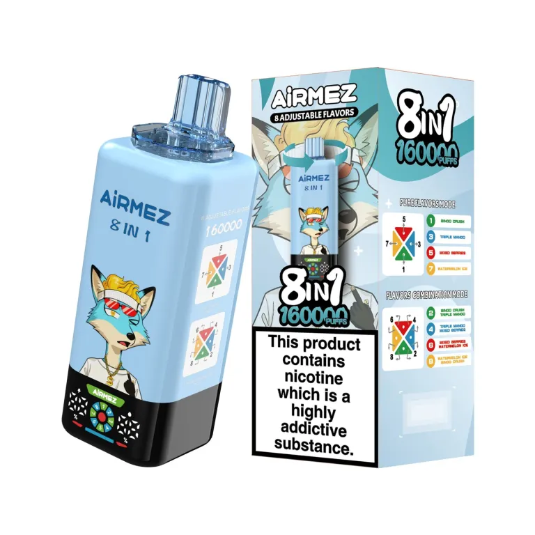 Airmez 160000 puffs 8-in-1 Disposable Vape