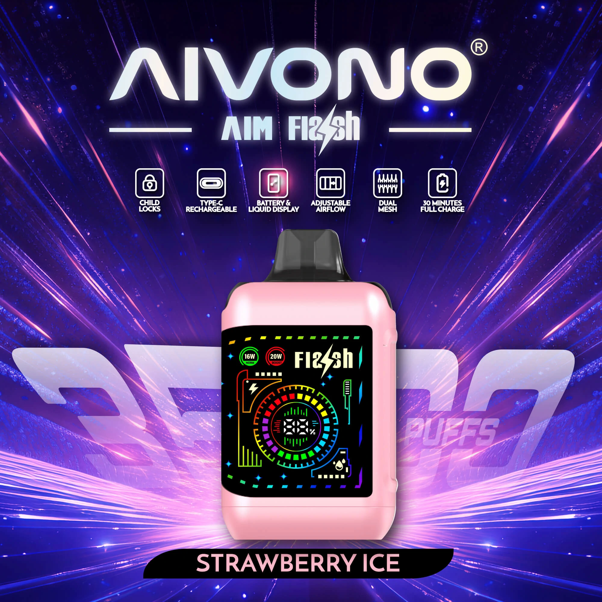 AIVONO 35000 puffs FLASH Disposable Vape