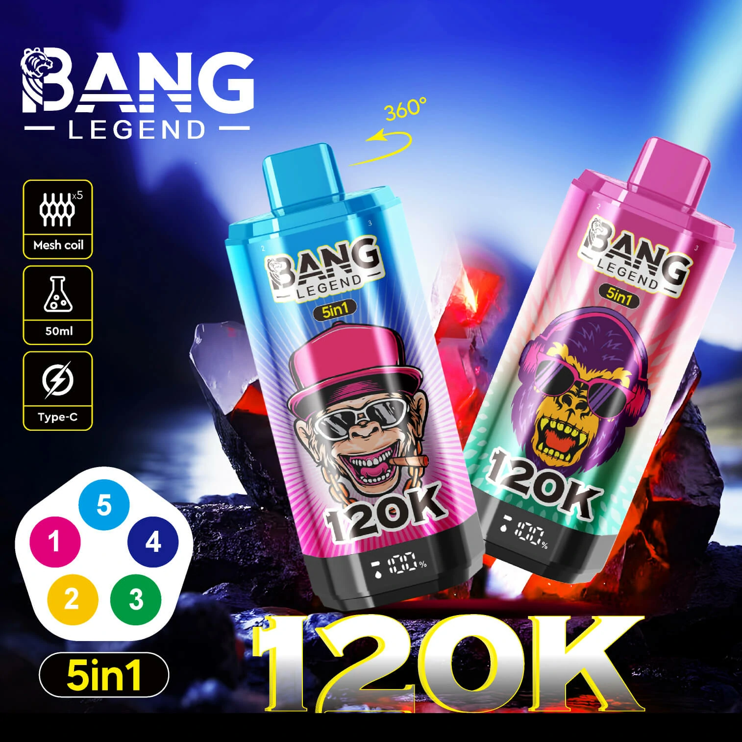 Bang 120000 puffs Legend Disposable Vape