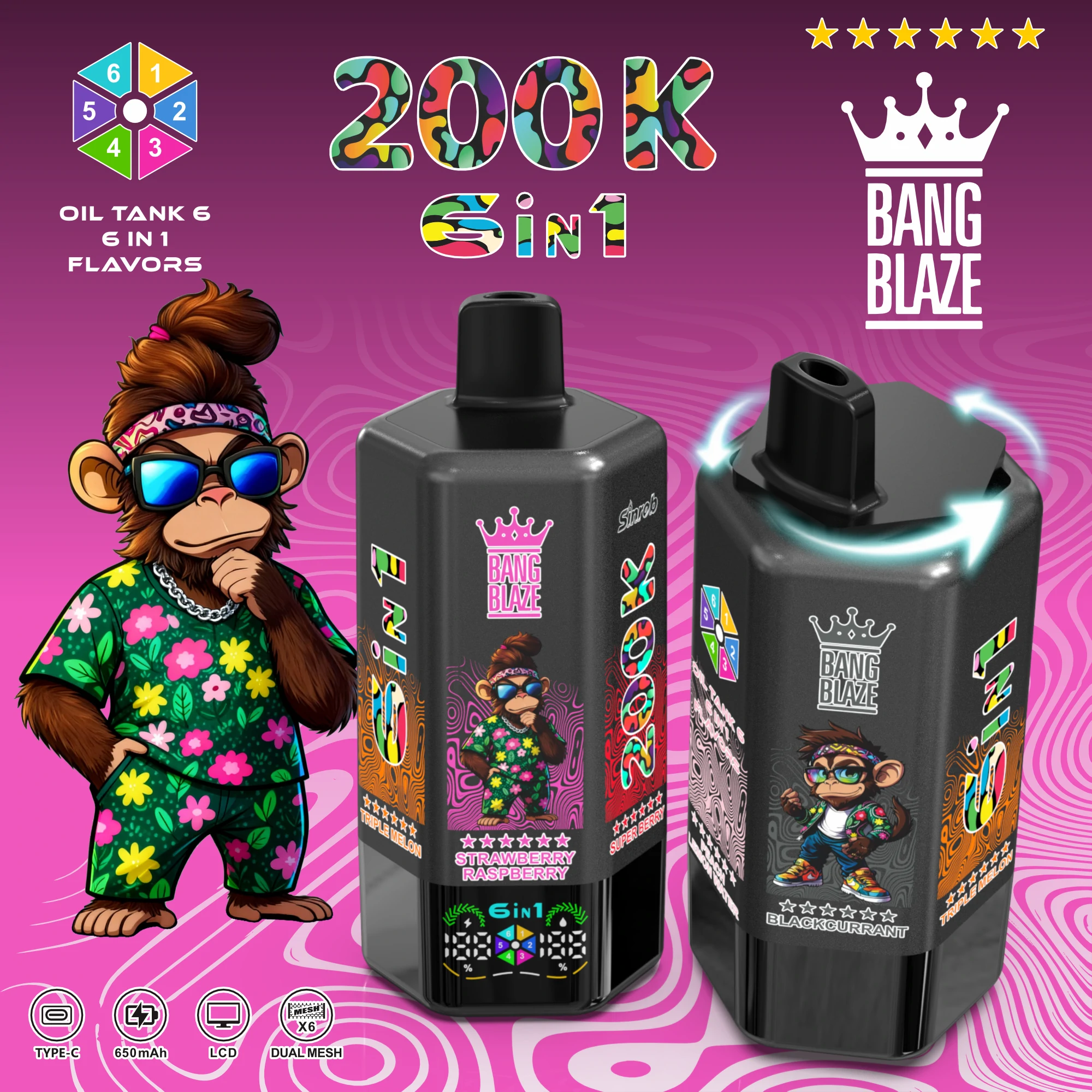 Bang 200000 puffs BLAZE Disposable Vape