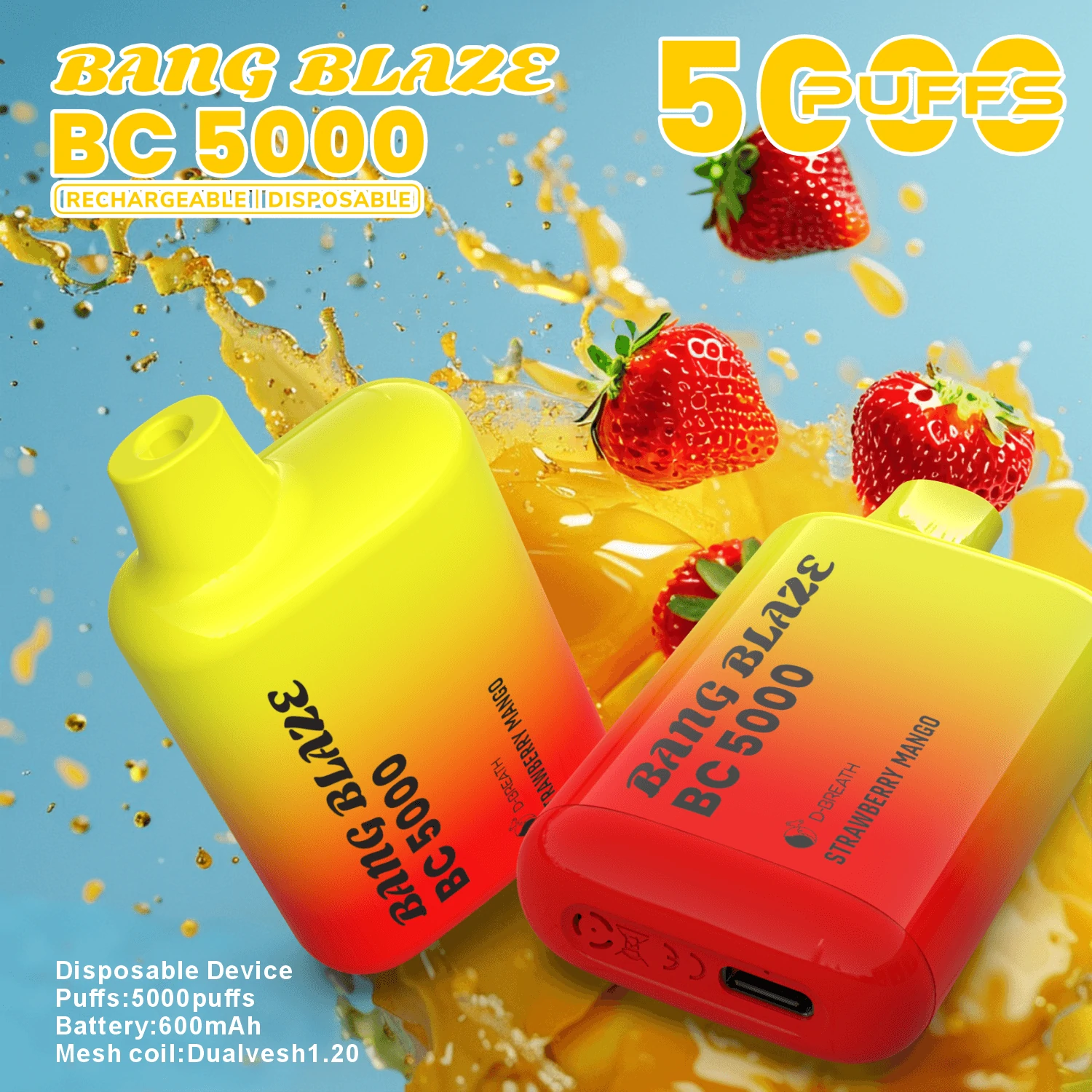 Bang 5000 puffs BLAZE BC Disposable Vape