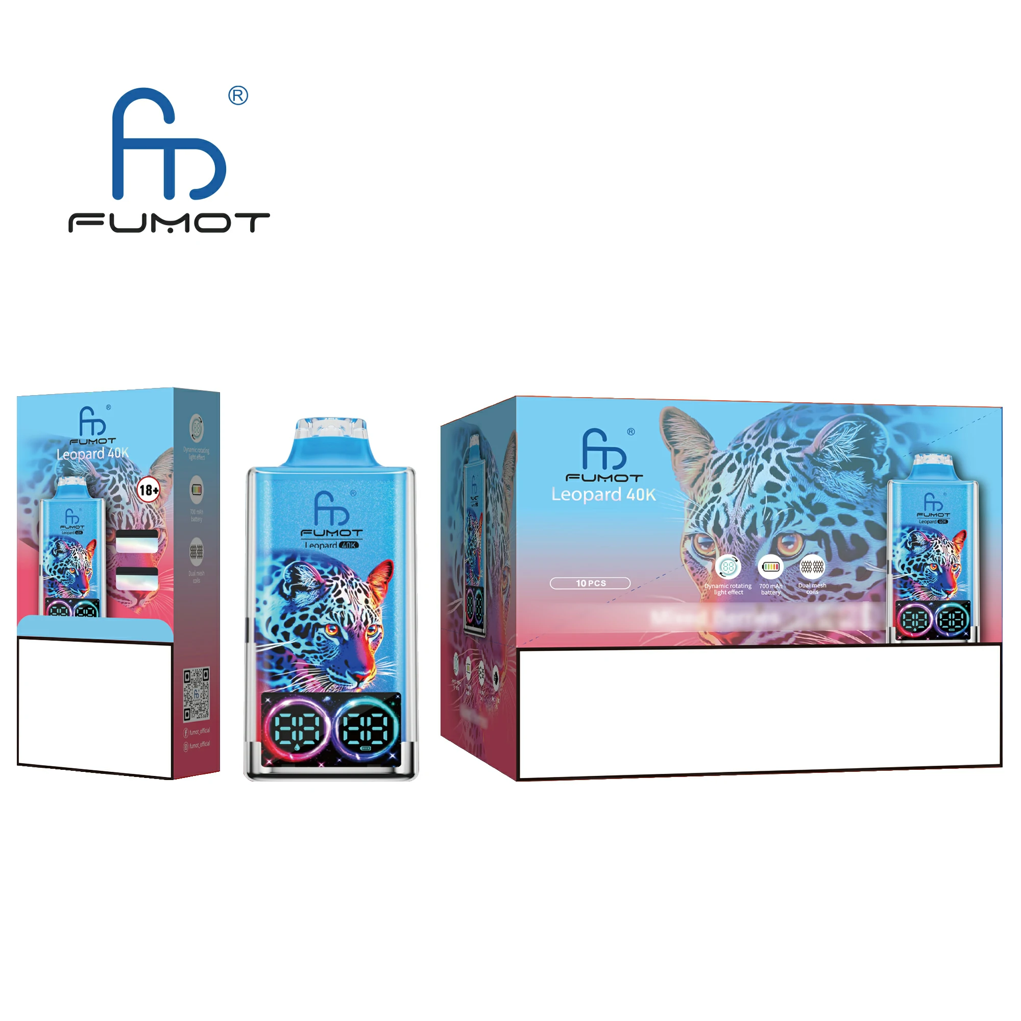 Fumot 40000 puffs Leopard Disposable Vape